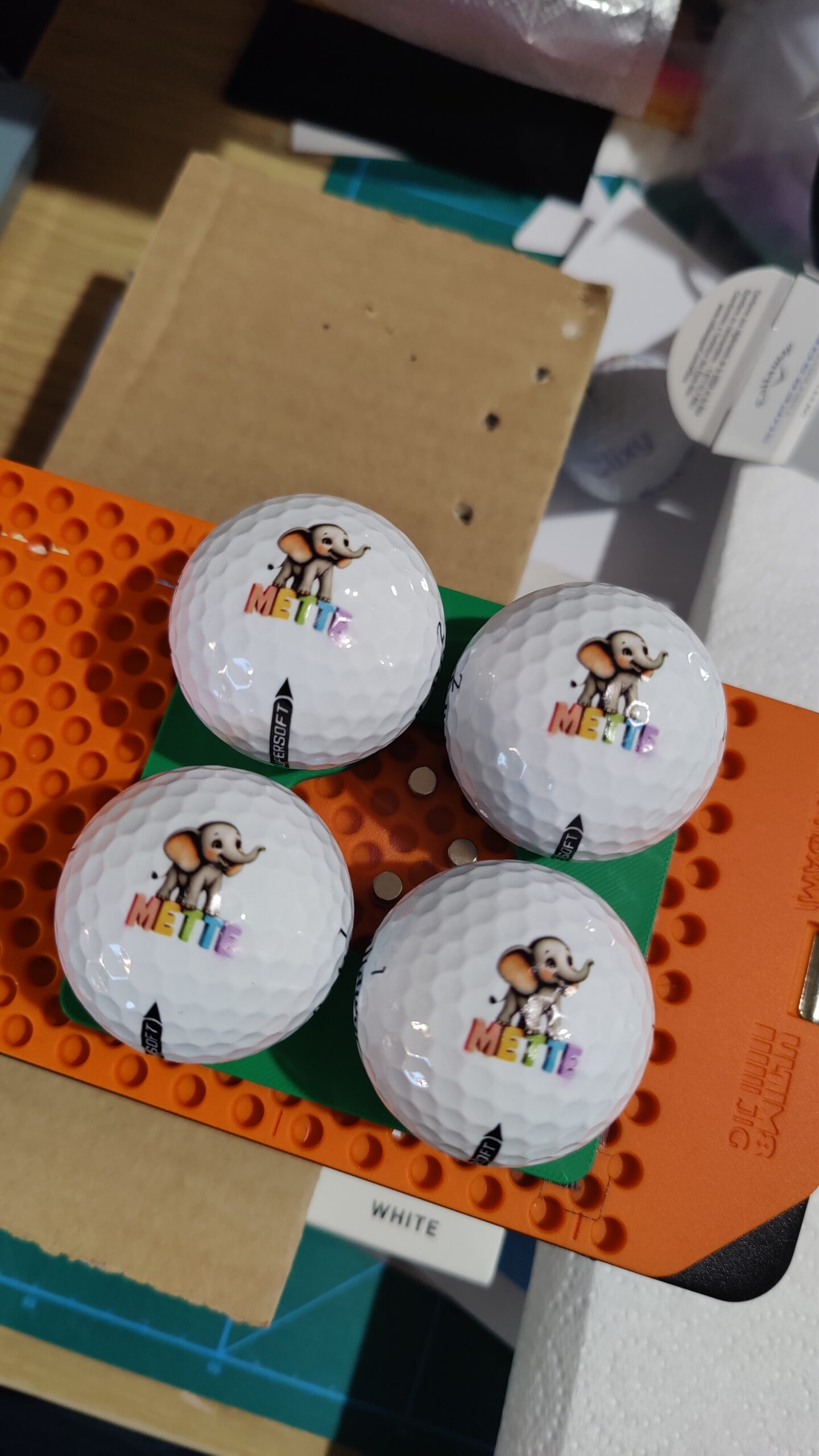 Golfbolde med print - design selv fra kun 3 stk. - Billede 5