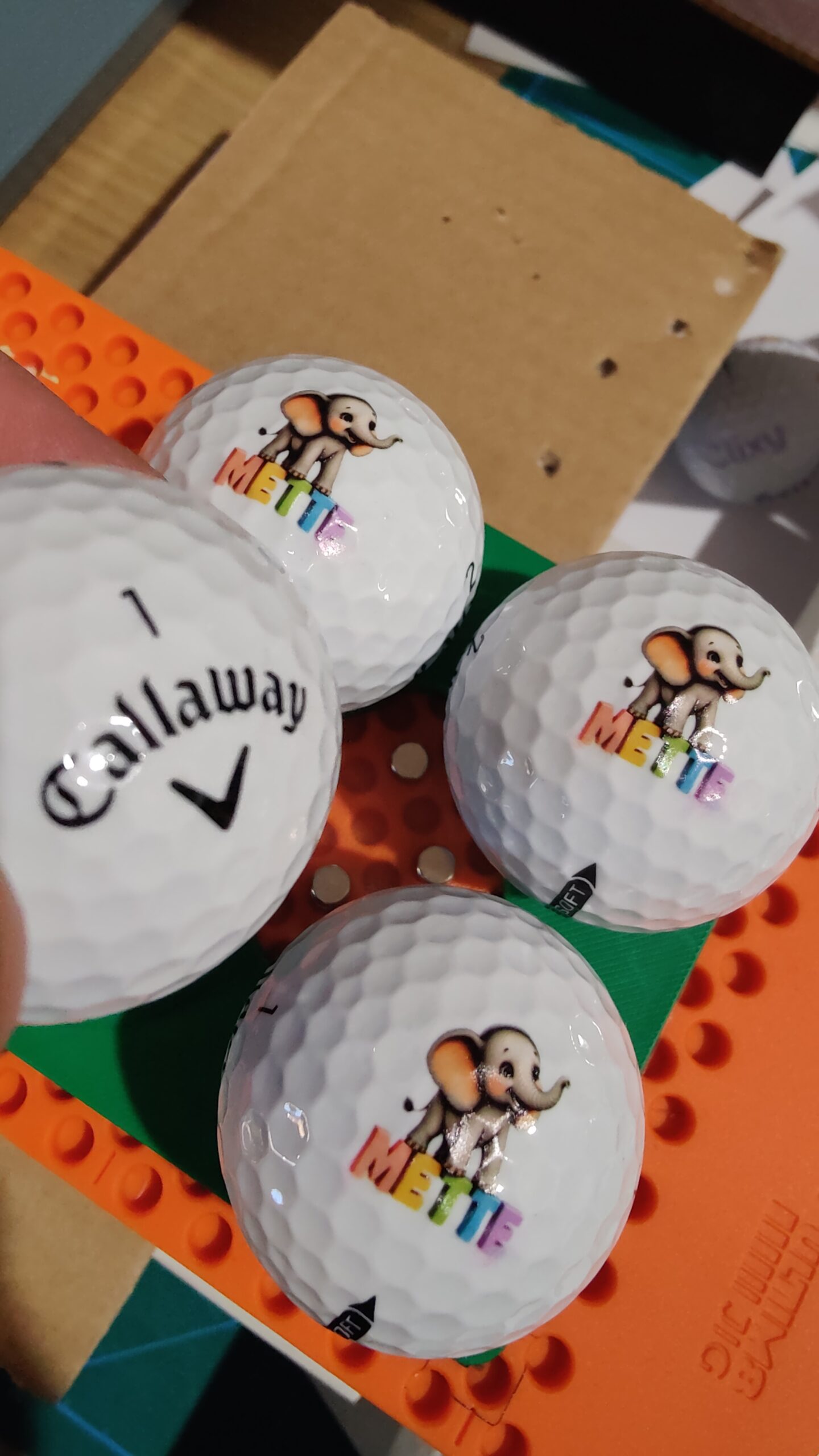 Golfbolde med print - design selv fra kun 3 stk. - Billede 7